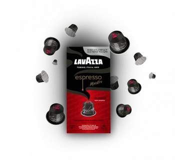 Cápsulas compatibles Lavazza nespresso Espresso Classico. 10 u. (Aluminio)