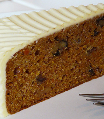 Tarta de Zanahoria con café