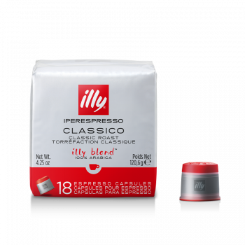 Café Illy Iperespresso TUESTE CLASSICO, 18 cápsulas