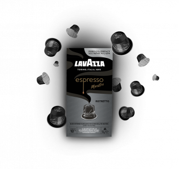 Cápsulas compatibles Lavazza nespresso Espresso Maestro Ristretto - Intensidad 12-10u. (Aluminio)
