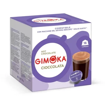 Cápsulas Dolce Gusto Gimoka Cioccolata compatibles  16 unidades