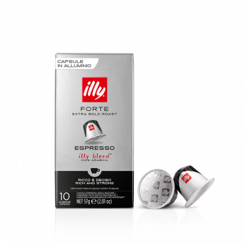 Café en cápsulas compatibles Illy tueste FORTE