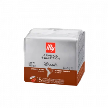 Illy Café Cápsula MPS Brasil 15 Cápsulas. No es compatible con sistema Nespresso.